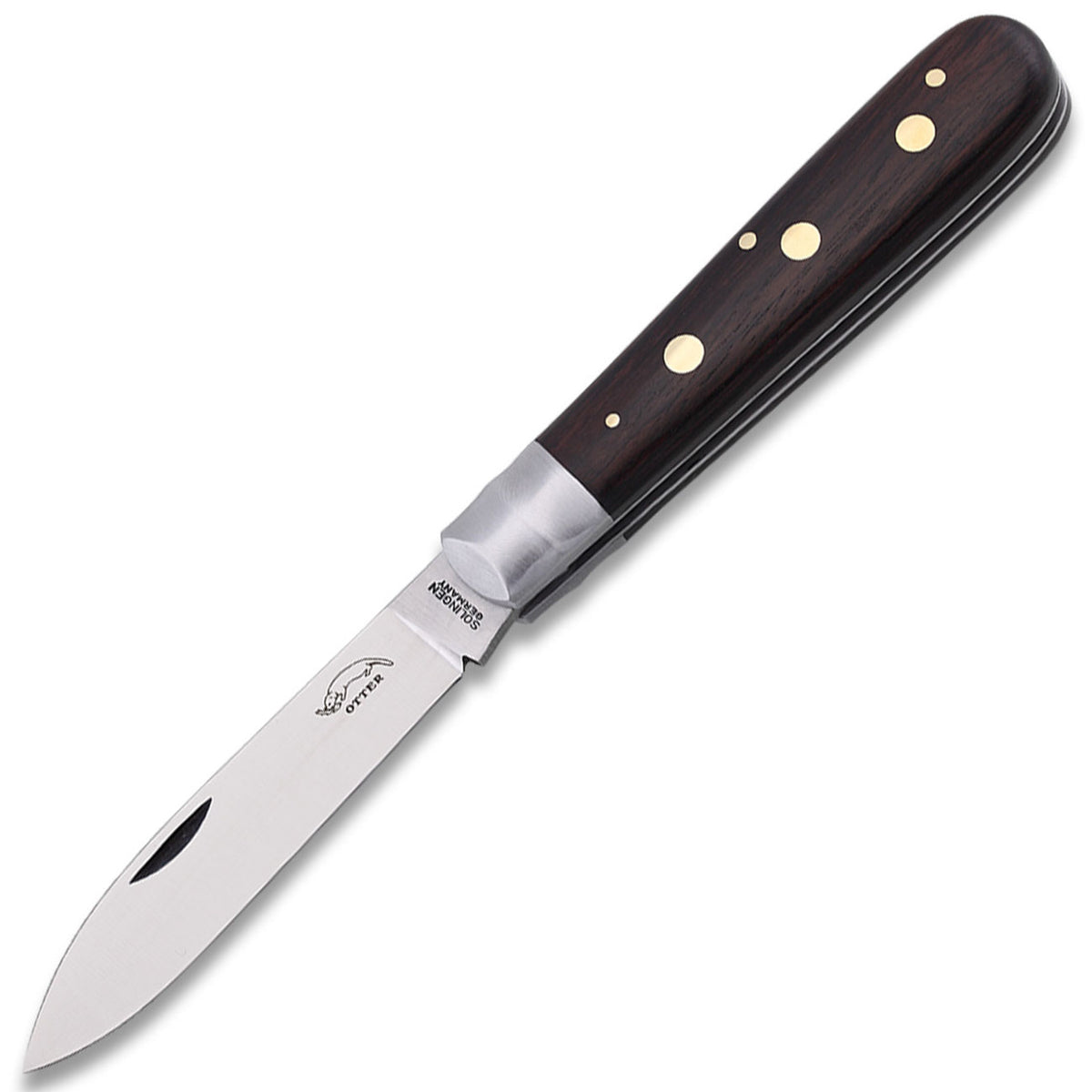 Otter 3-Nieten Messing Taschenmesser rostfrei (162 R)