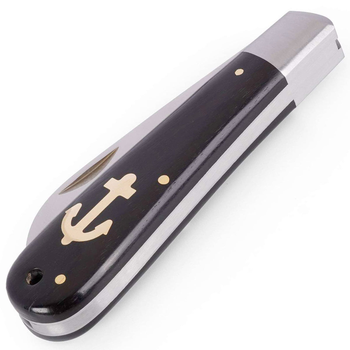 Otter Ankermesser Grenadill groß – Taschenmesser mit 80 mm Sheepfoot-Klinge