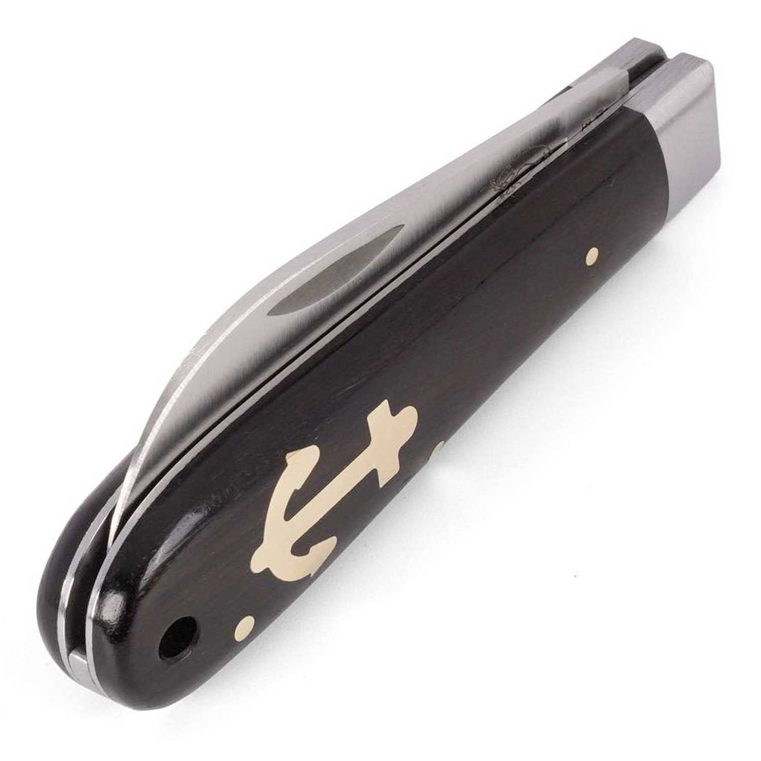 Otter Ankermesser Grenadill klein – Taschenmesser mit 70 mm Sheepfoot-Klinge