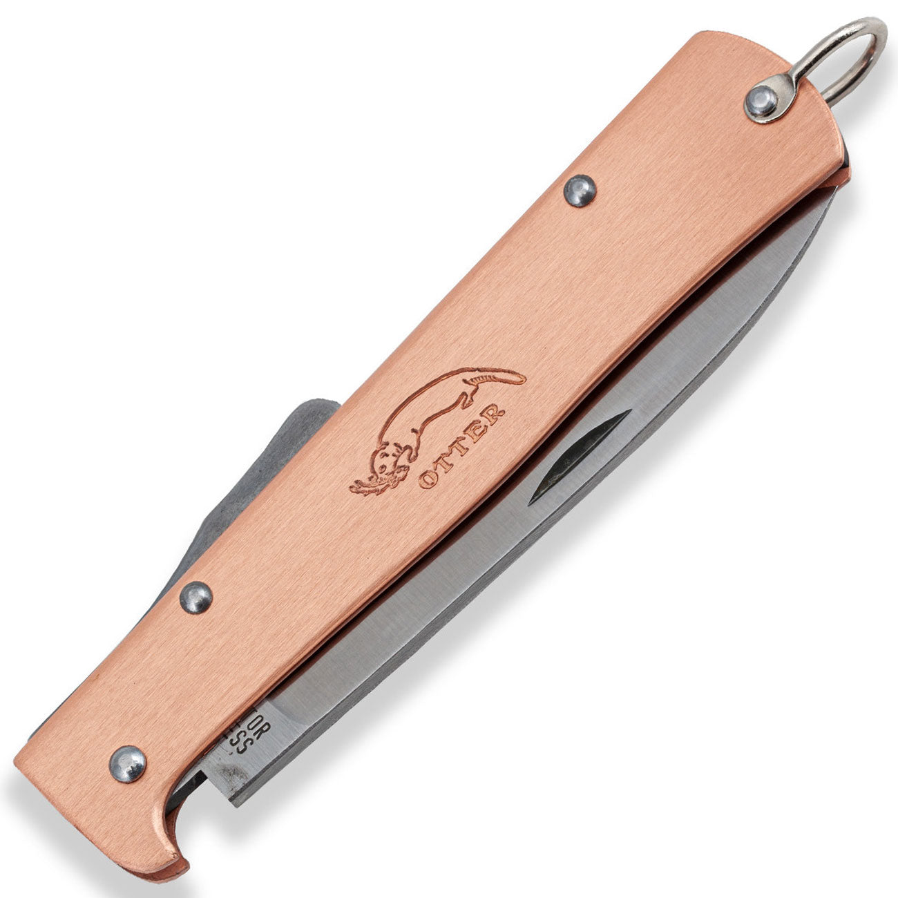 Otter Mercator Kupfer Taschenmesser (10-626 rg) – Detailansicht