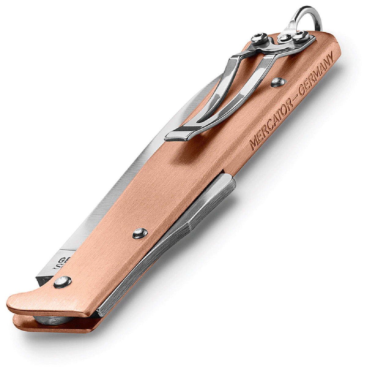 Otter Mercator Kupfer Clip, Taschenmesser, rostfreie Klinge (10-636 rg R)