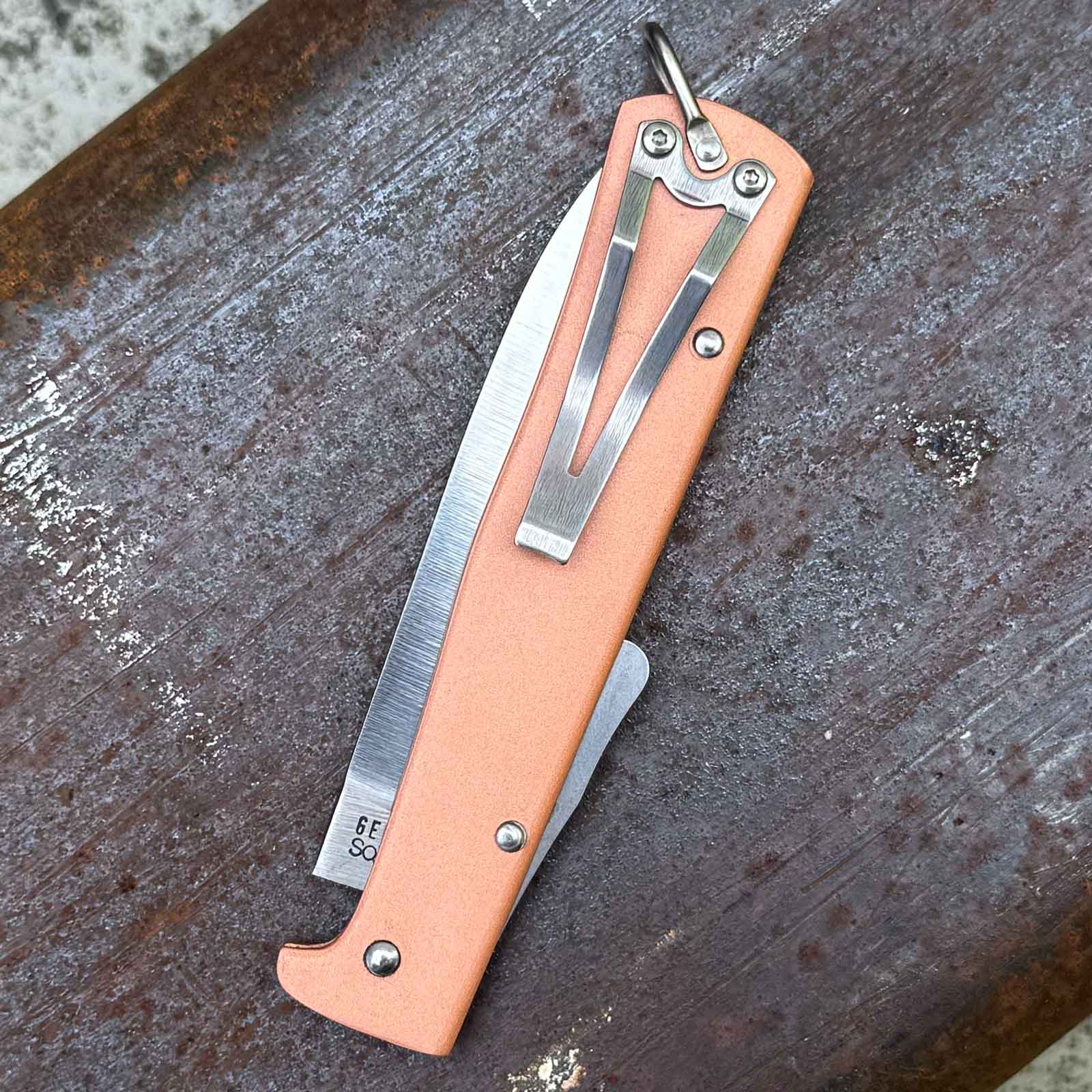 Otter Mercator Kupfer Clip – Taschenmesser mit C75 Klinge (10-636 rg)
