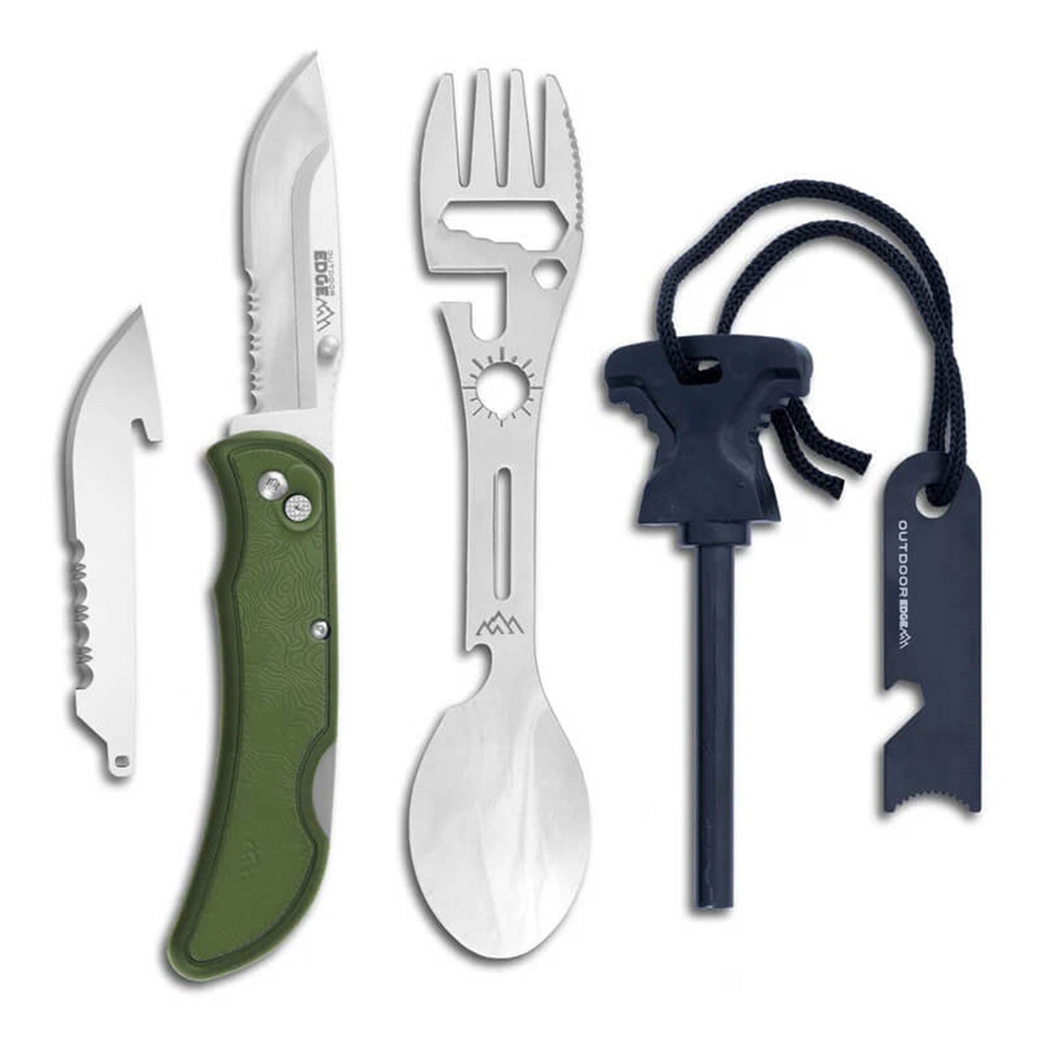 Outdoor Edge 3.0" Razor EDC Lite Combo Pack - Outdoor Set Besteck Messer Camping