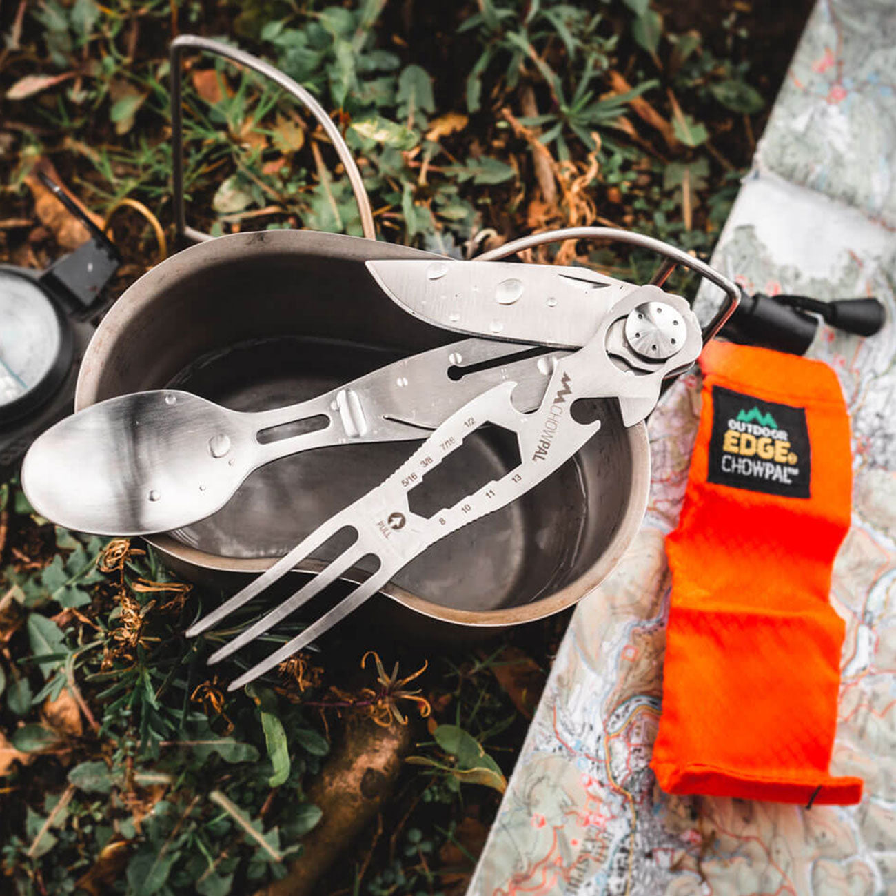 Outdoor Edge Chow Pal – Campingbesteck & Multitool aus Edelstahl