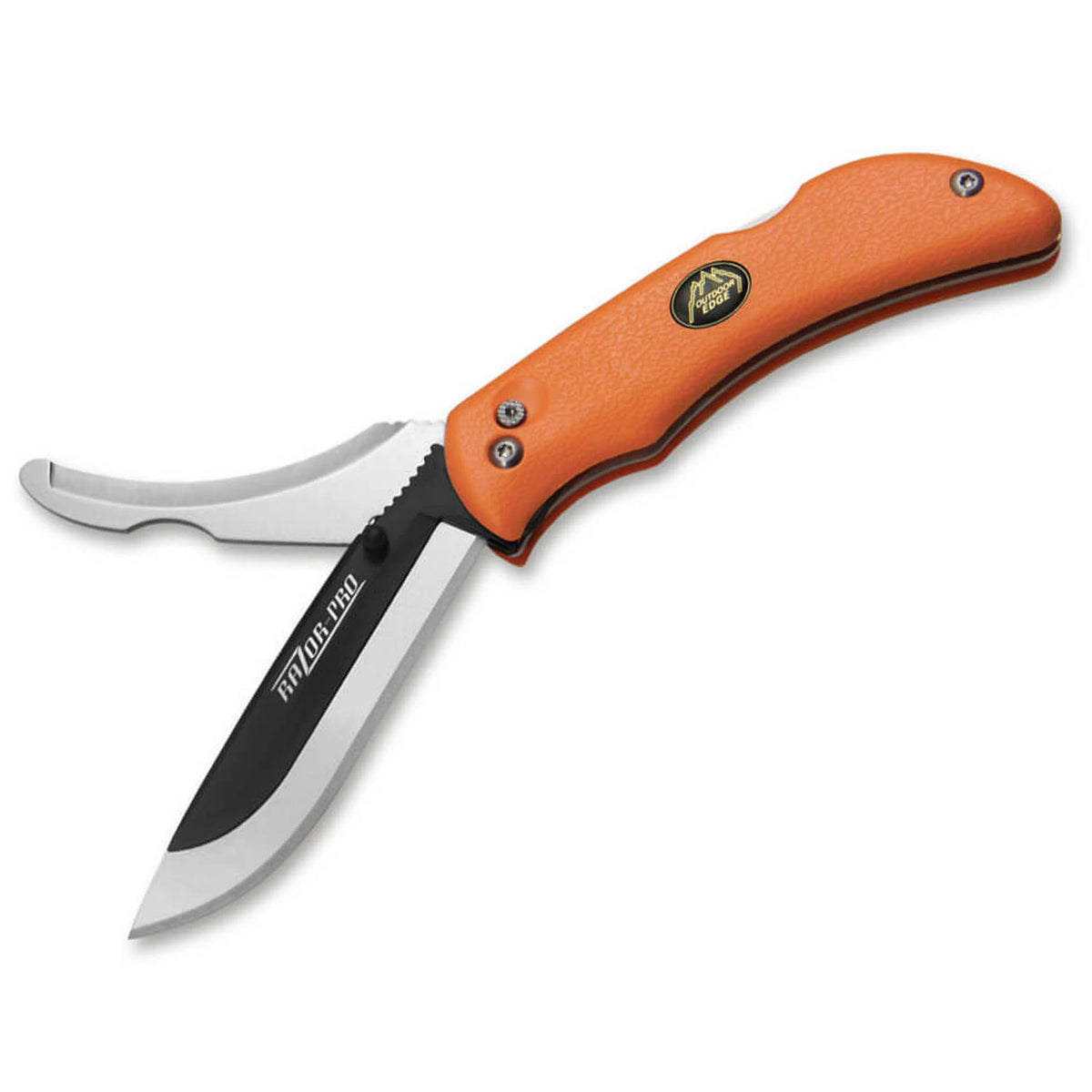 Outdoor Edge Razor Pro Orange – Jagdmesser mit Wechseklingen-System – Detailansicht
