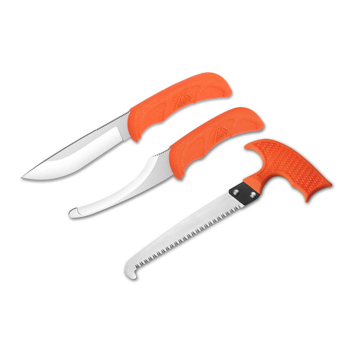 Outdoor Edge Jäger Guide Jagd Aufbrechset mit Knochensäge und Zerwirkmesser inkl. Nylonetui