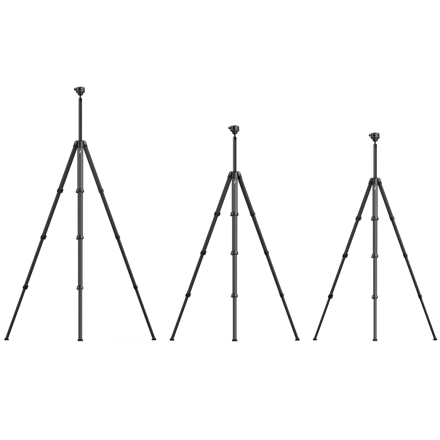 Peak Design Pro Tripod Serie – Carbon-Reisestativ mit Pro Ball Head (3 Größen) – Detailansicht