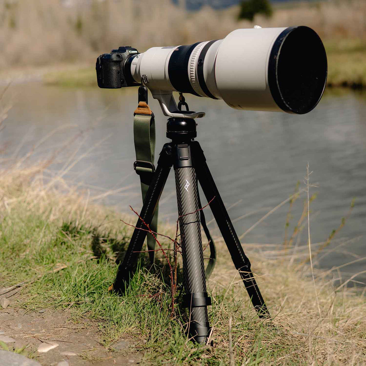 Peak Design Pro Tripod Serie – Carbon-Reisestativ mit Pro Ball Head (3 Größen) – Detailansicht