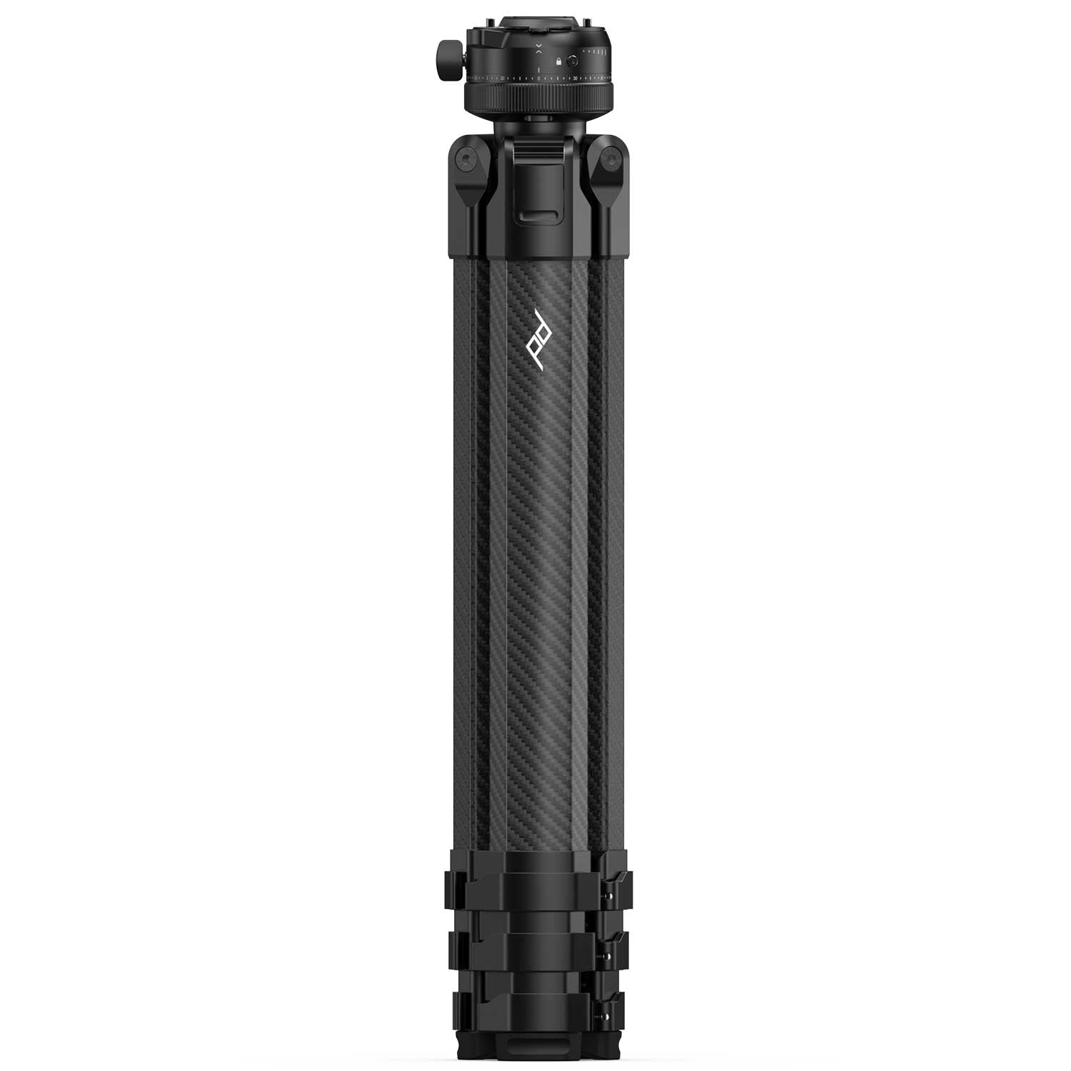 Peak Design Pro Tripod Serie – Carbon-Reisestativ mit Pro Ball Head (3 Größen) – Detailansicht