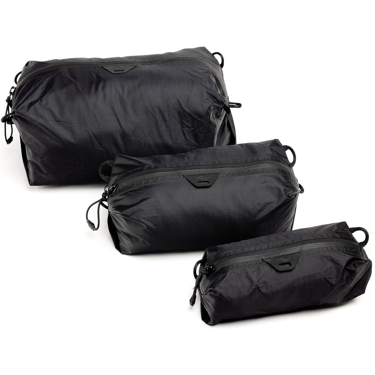 Peak Design Ultralight Packing Cube Black Bundle kleine Reise Packwürfel im Set S ⋅ XS ⋅ XXS – Detailansicht