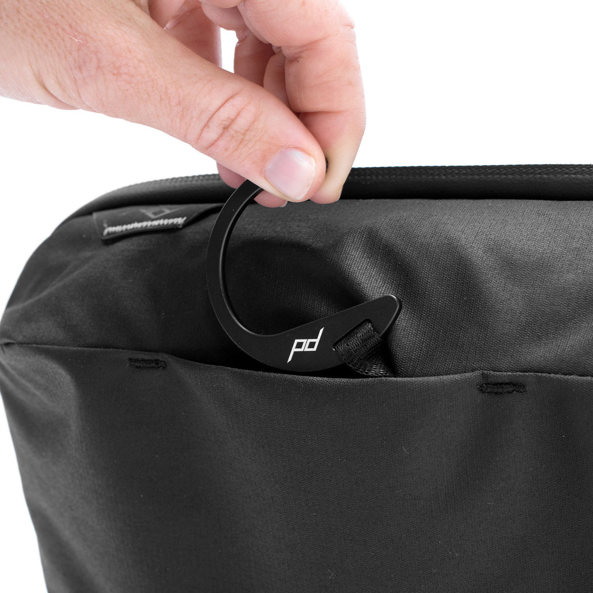 Peak Design Wash Pouch – große Organizer-Kulturtasche (2 – Aufhaenger schwarz schwarz