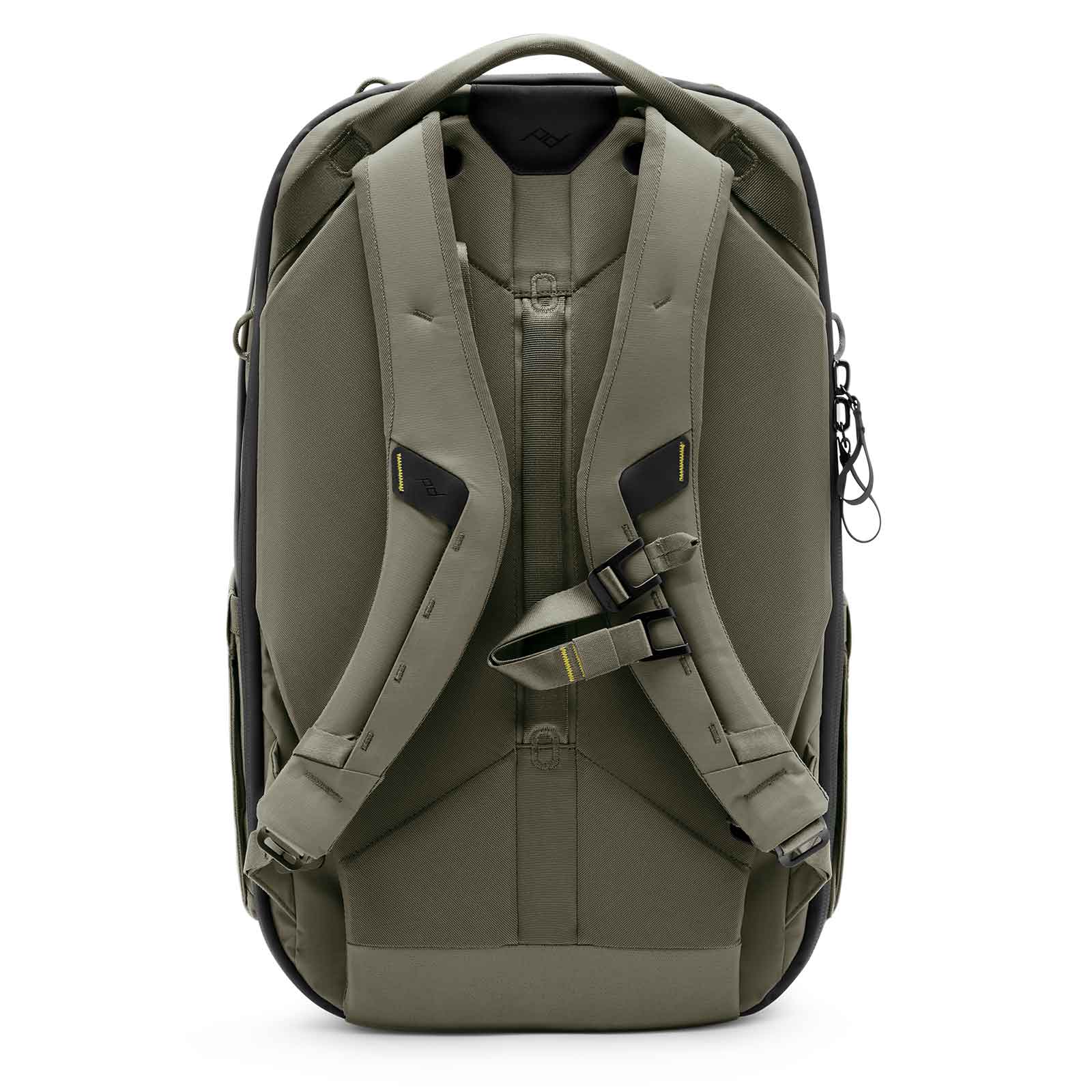 Peak Design Travel Backpack 40L – 2-in-1 Reiserucksack mit Daypack – Rückansicht