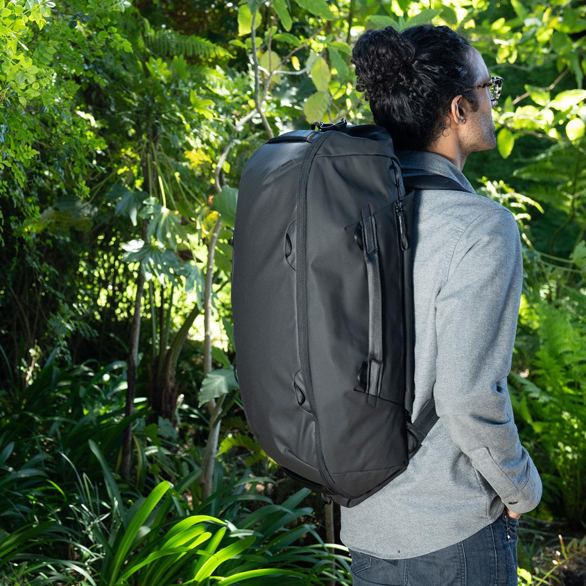 Peak Design Travel Duffelpack 65L – Dufflepack schwarz schwarz angenehmer tragekomfort am Rücken