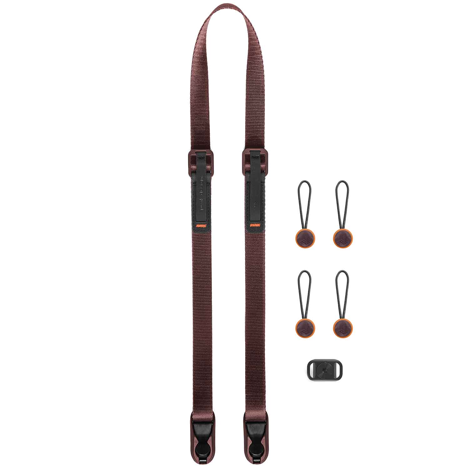 Peak Design Leash – Leichter Kameragurt mit Schnellwechselsystem – Farbvariante violett, Gurt und Tragesystem