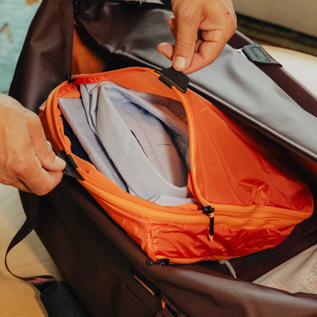 Peak Design Packing Cubes 18L – Packwürfel mit Kompressionsfunktion – Detailansicht