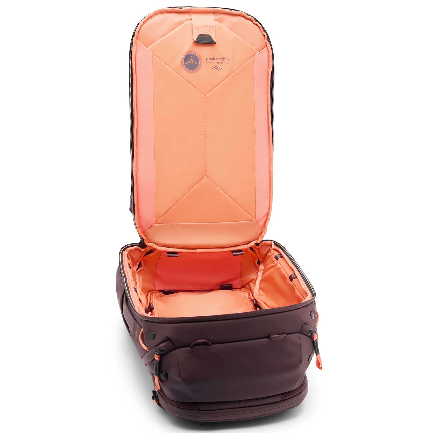 Peak Design Travel Backpack 45L – Modularer Reise- & Fotorucksack in 5 Farben – Detailansicht