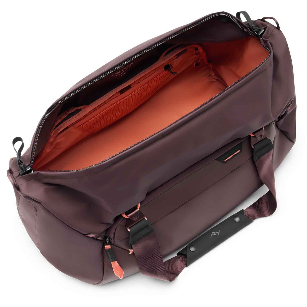 Peak Design Travel Duffel 35 Liter – Eclipse Reisetasche violett in violett (Eclipse) – Detailansicht 13