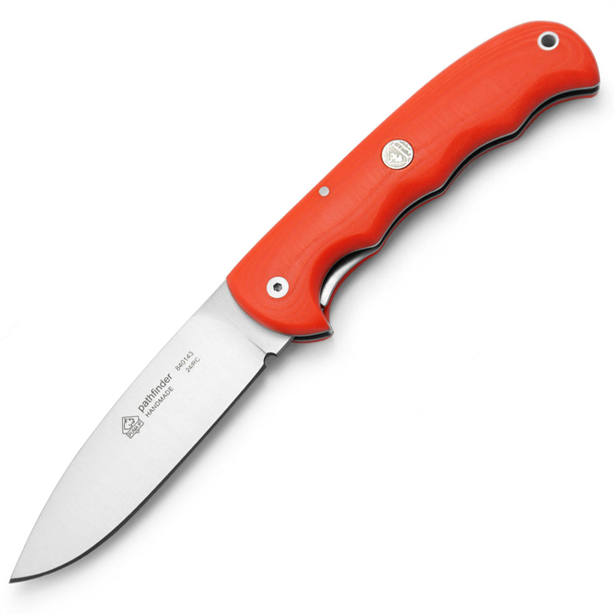 Puma IP Pathfinder Taschenmesser Micarta Orange 87mm Klinge