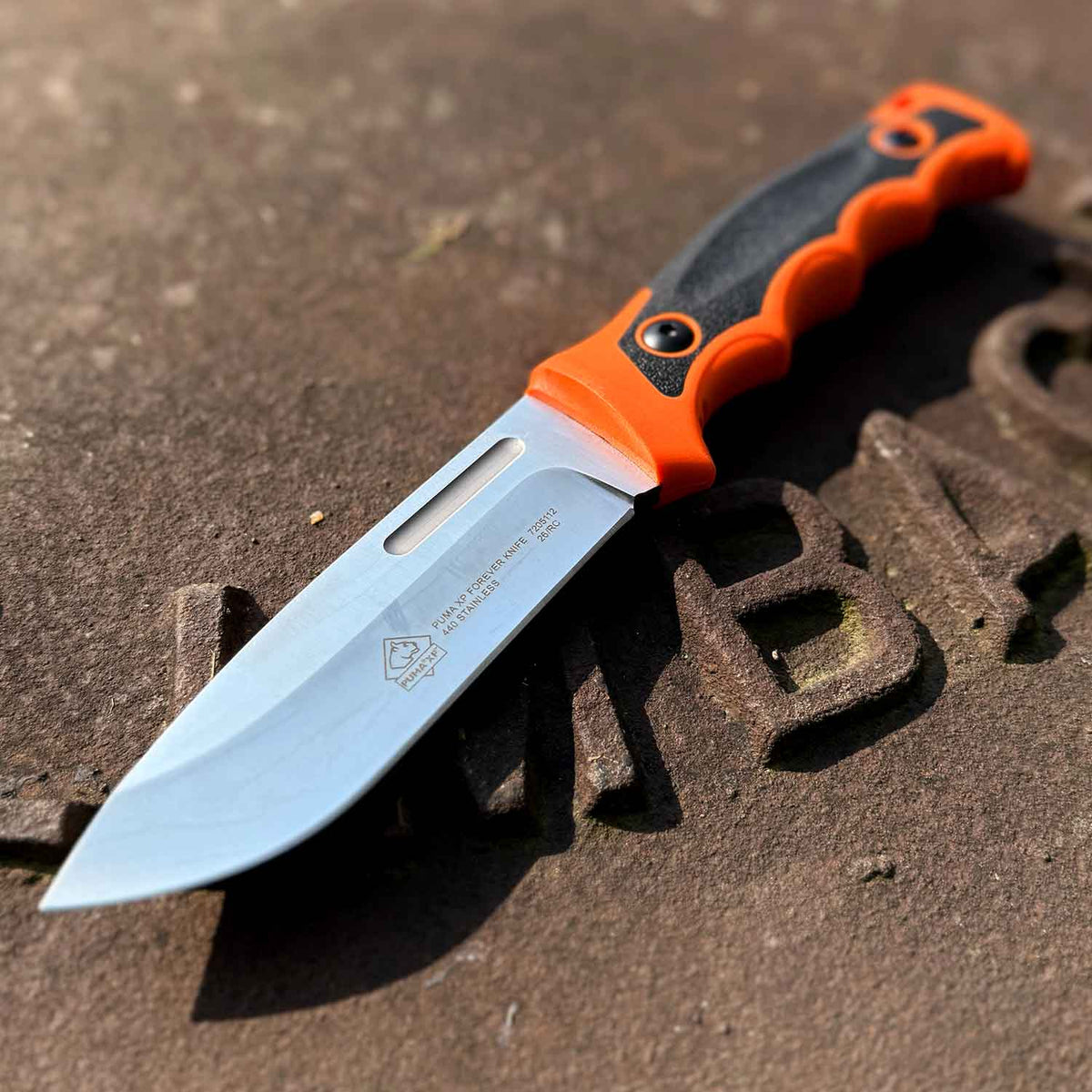 Puma XP Forever Survival Messer in 2 Varianten – Farbvariante orange, für Outdoor und Camping