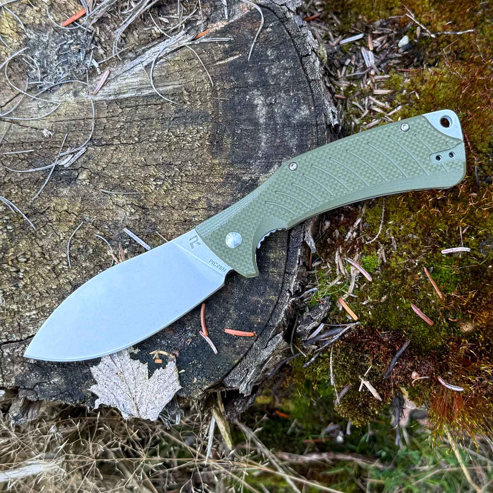 Revo Ness Green Taschenmesser – Farbvariante grün – Detailansicht 3