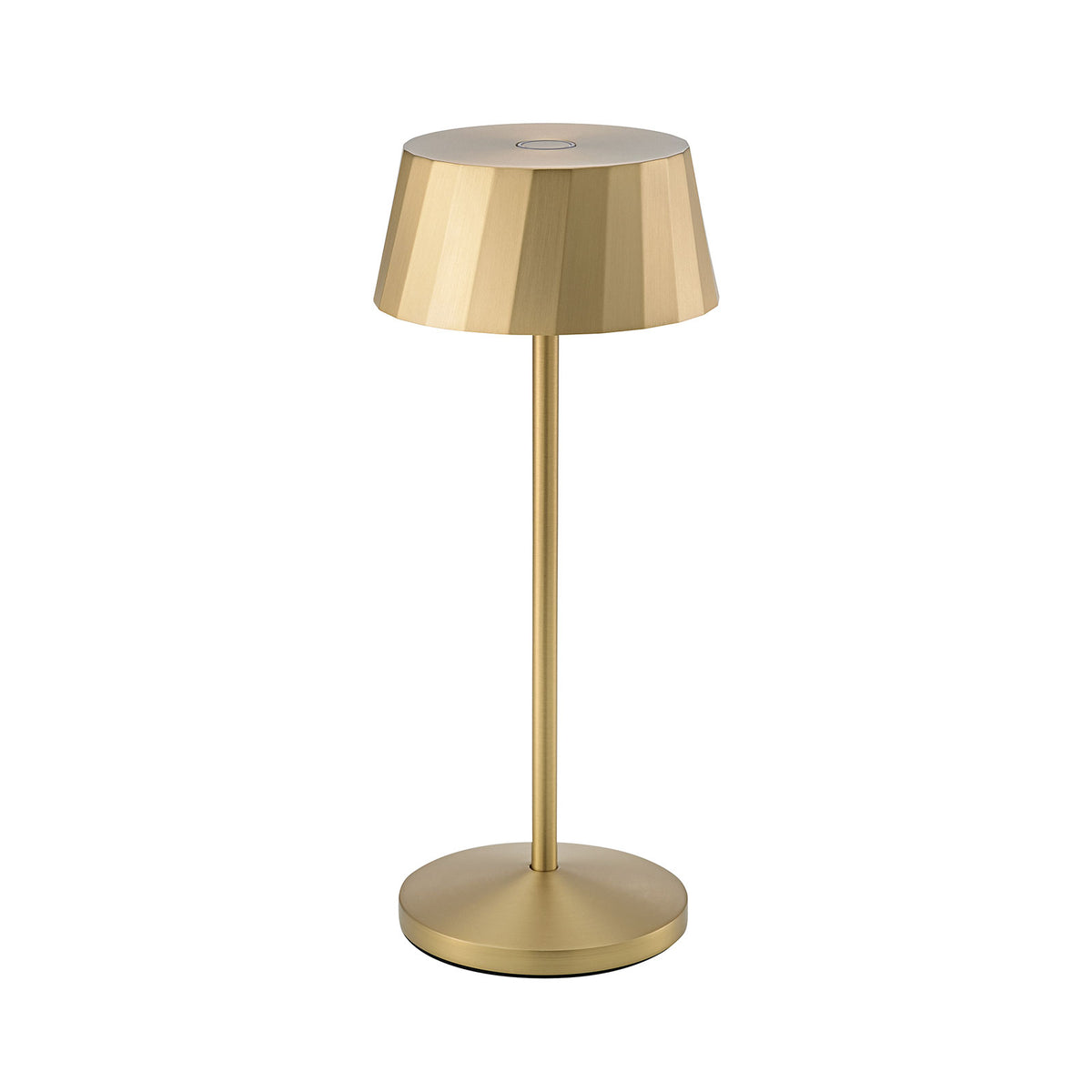 Sigor Facetta – Akku-Tischleuchte – Goldfarben usb