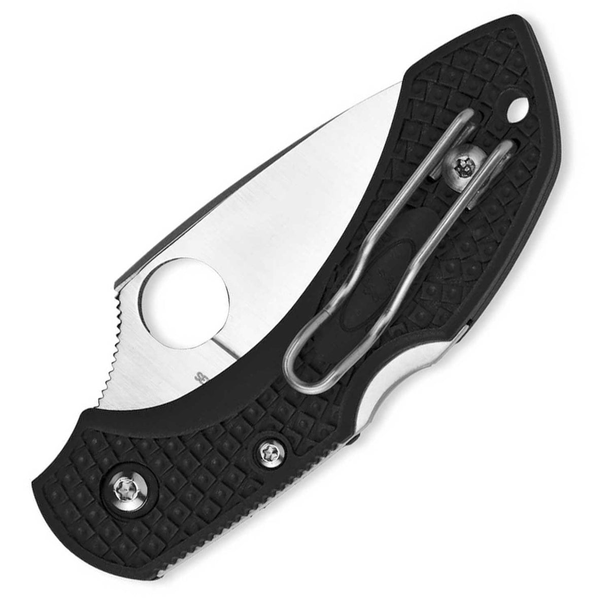 Spyderco Dragonfly 2 Lightweight Black Plain – Taschenmesser mit VG-10 Klinge – Detailansicht