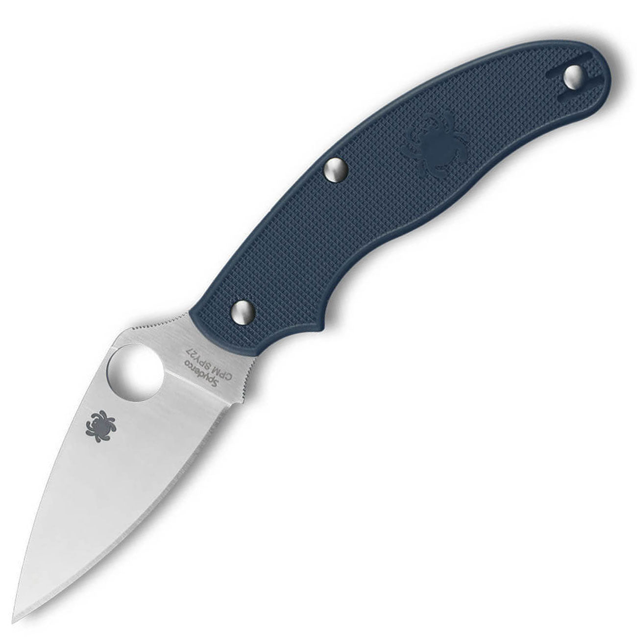 Spyderco UK Penknife Blue PlainEdge Taschenmesser – Detailansicht