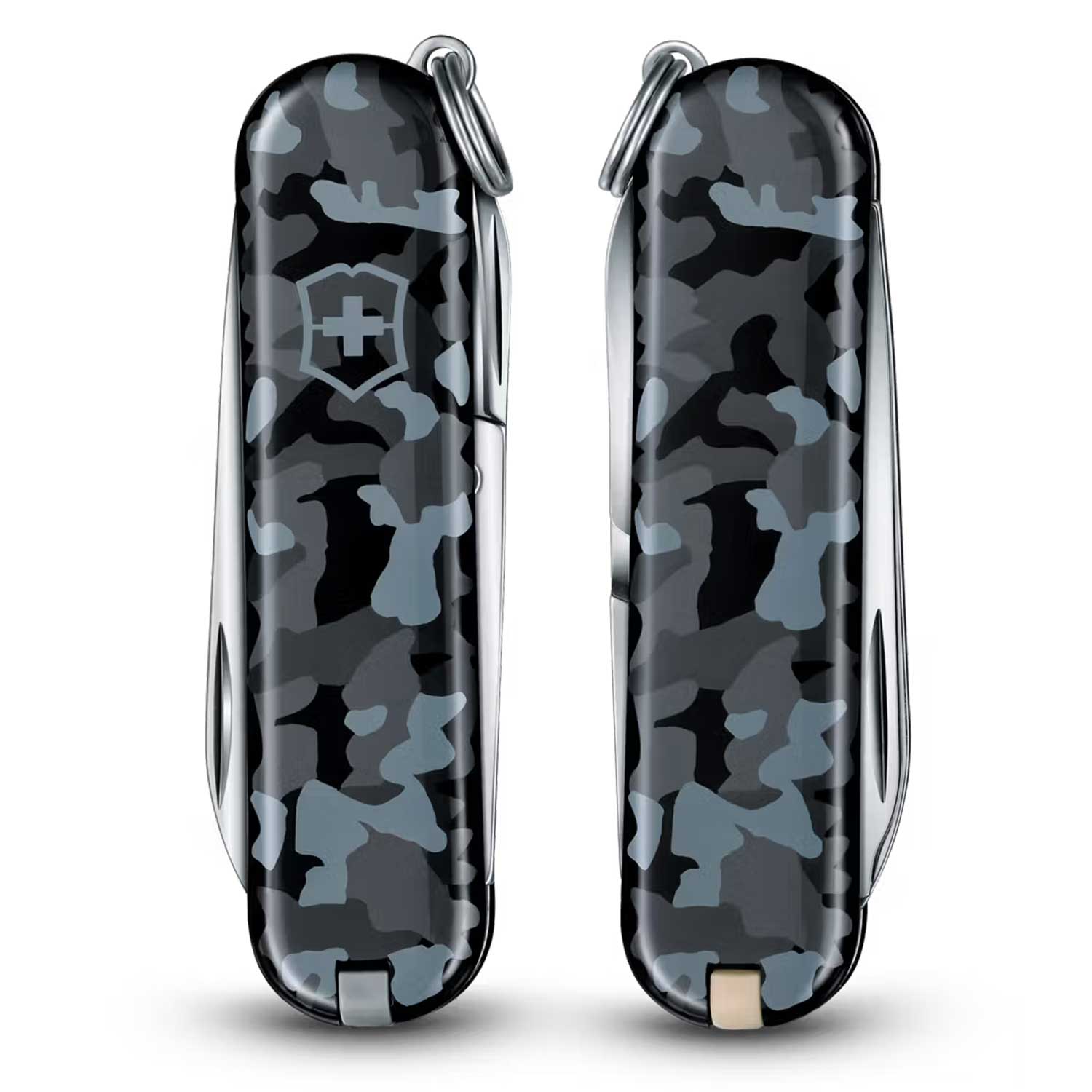 Victorinox Classic SD Navy Camouflage – Schweizer Taschenmesser mit 7 Funktionen – Detailansicht