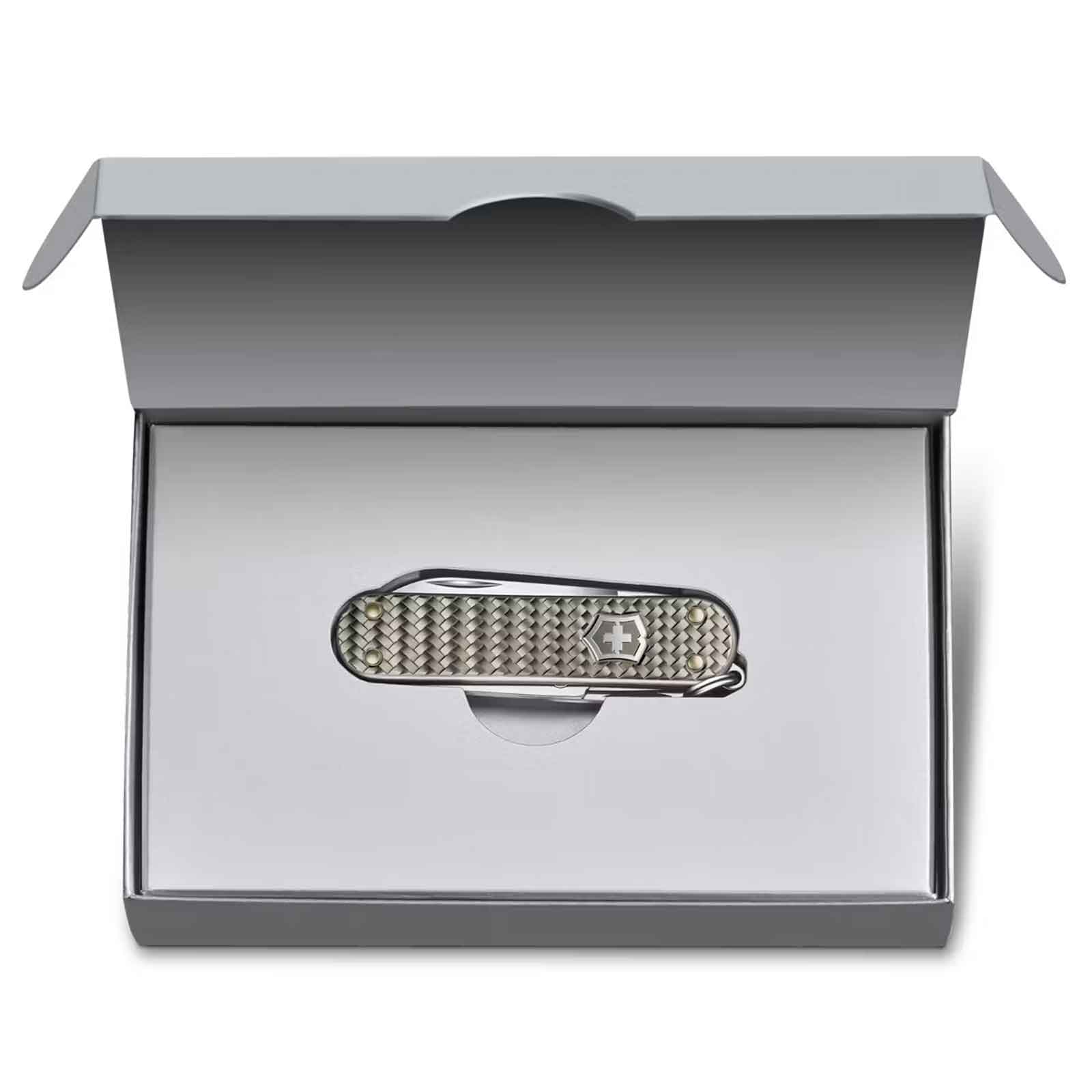 Victorinox Classic Precious Alox Infinite Grey – Sd geschenkverpackung