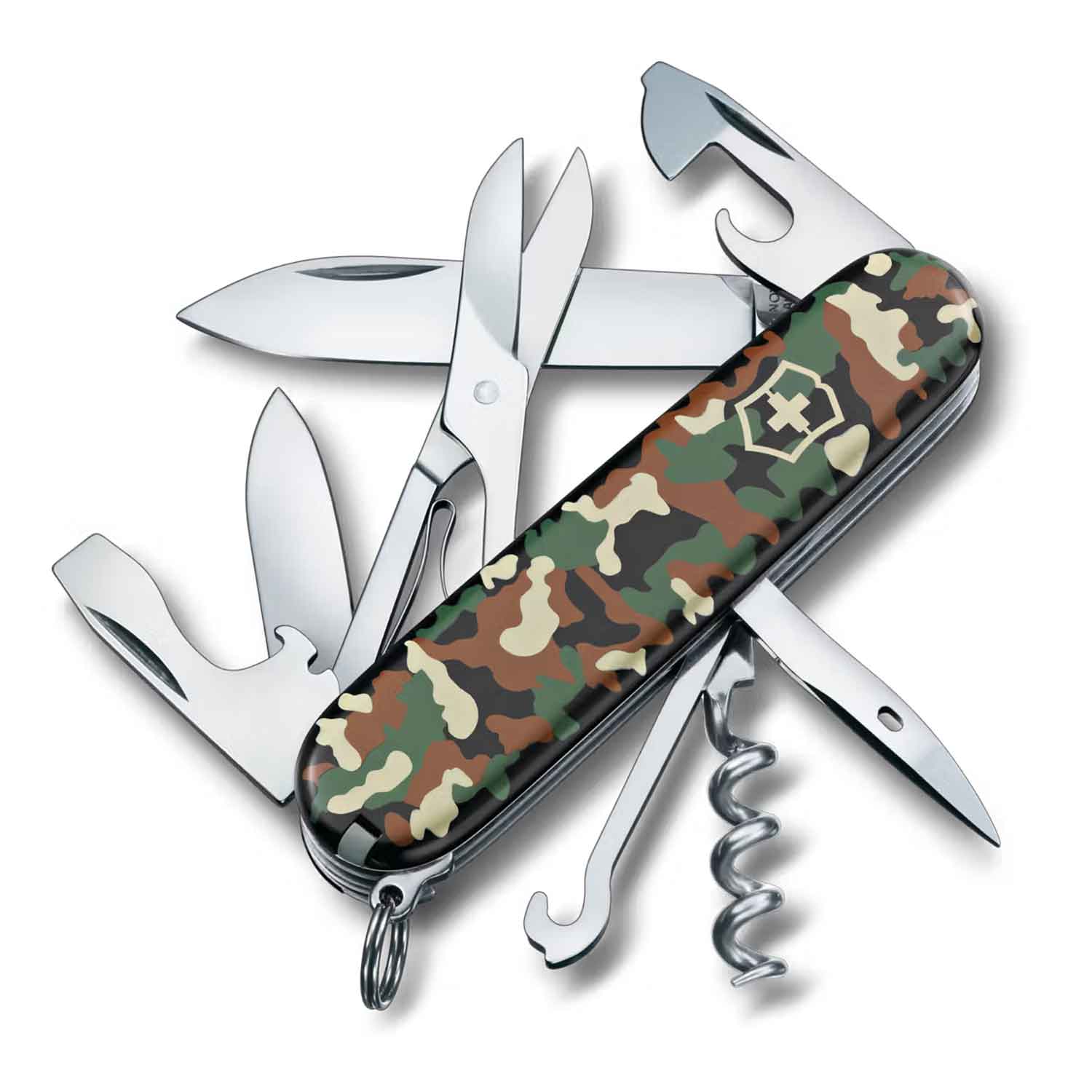 Victorinox Climber Camouflage – Tarnflecken Taschenmesser mit 14 Funktionen