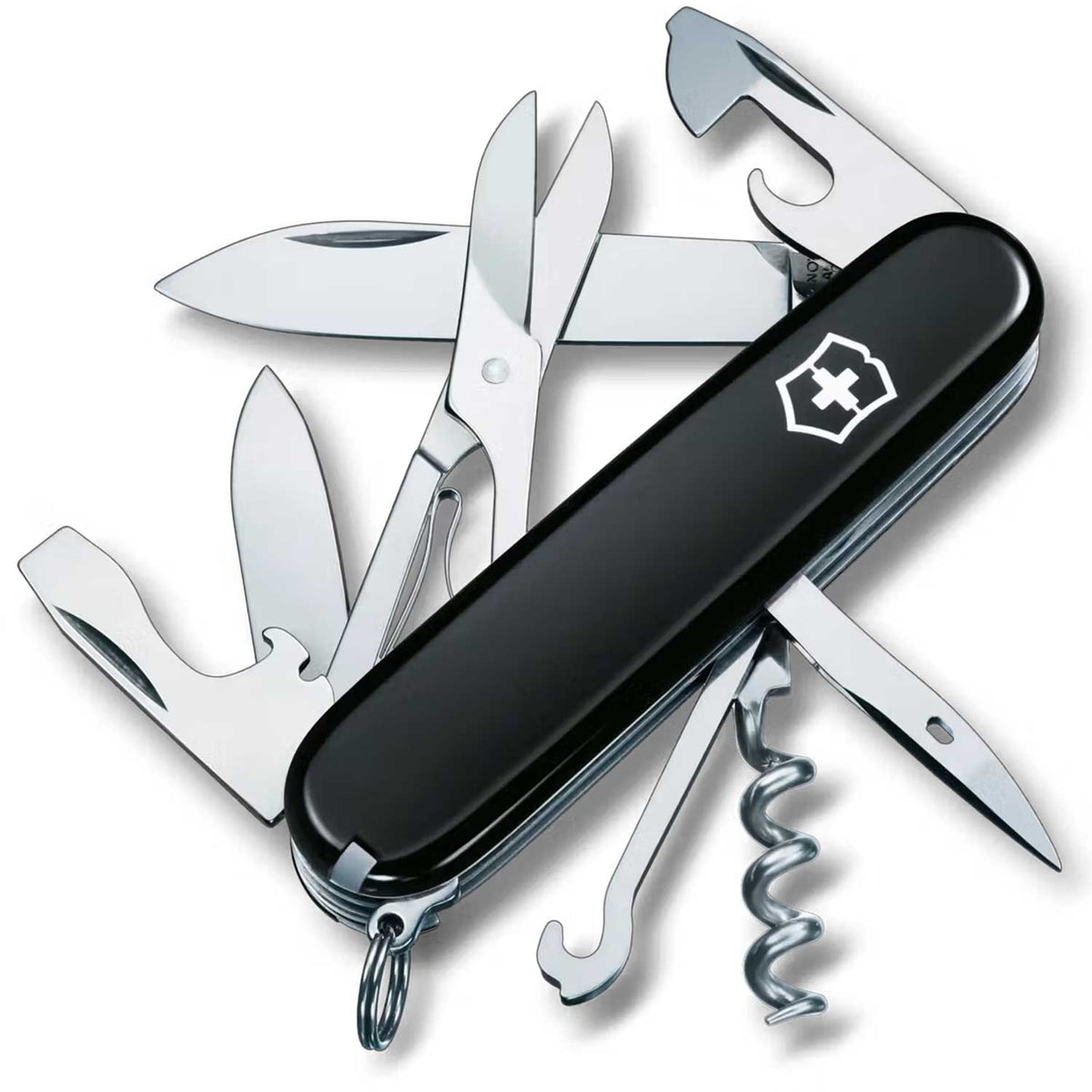 Victorinox Climber schwarz – Schweizer Messer mit 14 Funktionen