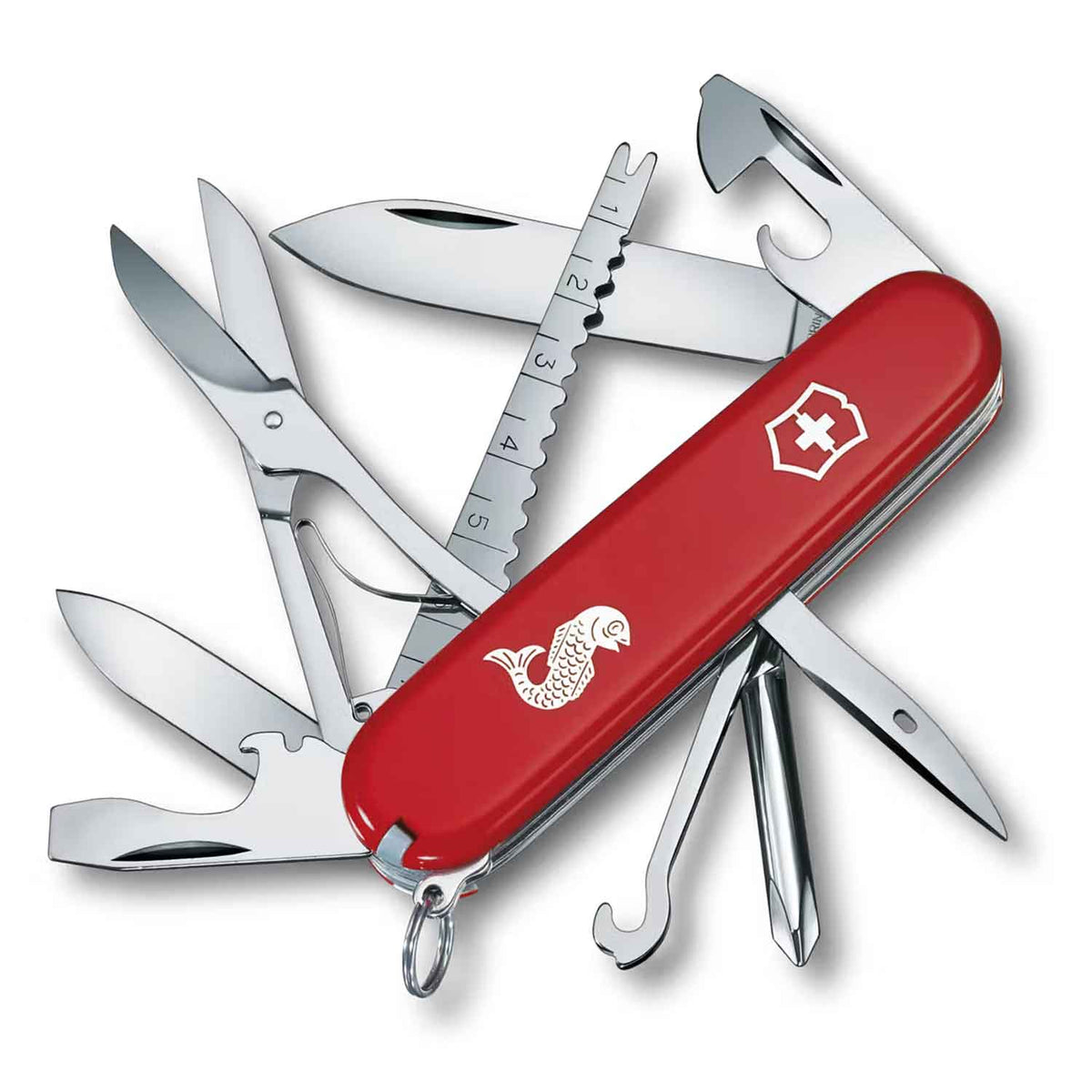 Victorinox Fisherman – Taschenmesser für Angler mit 18 Funktionen