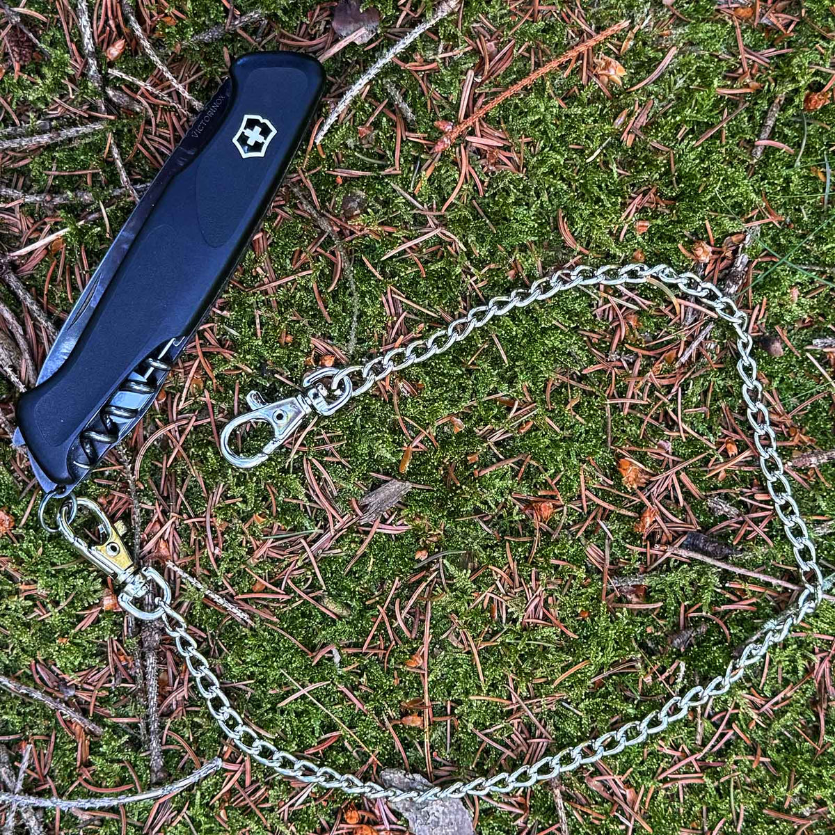 Victorinox Taschenmesser-Kette 40cm – Messeransicht