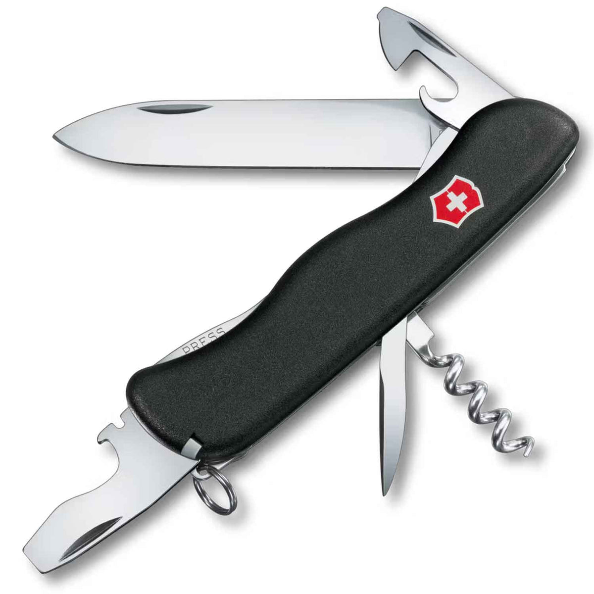 Victorinox Picknicker – Schweizer Taschenmesser mit 11 Funktionen schwarz