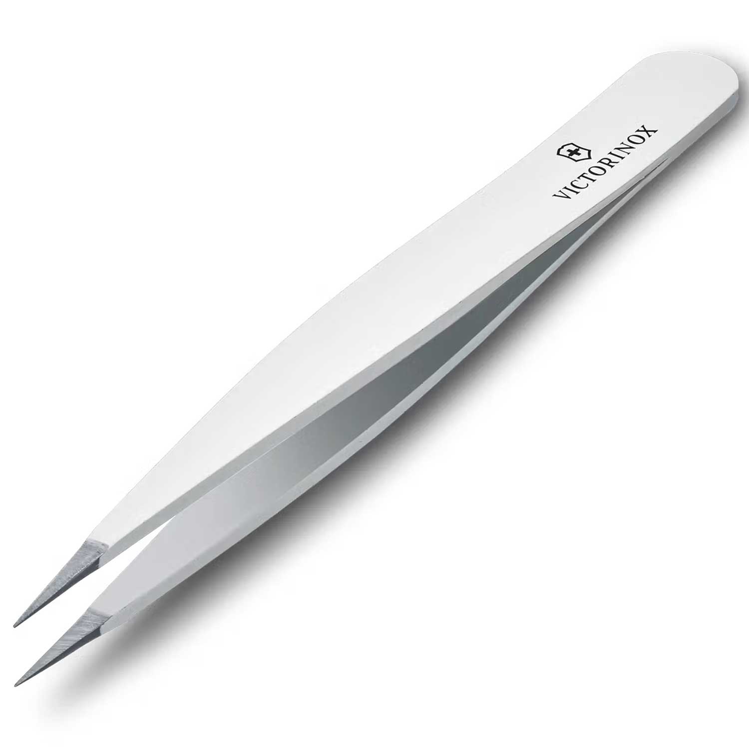 Victorinox Rubis Edelstahlpinzette Mittelspitz Weiß – Präzise Augenbrauenpflege