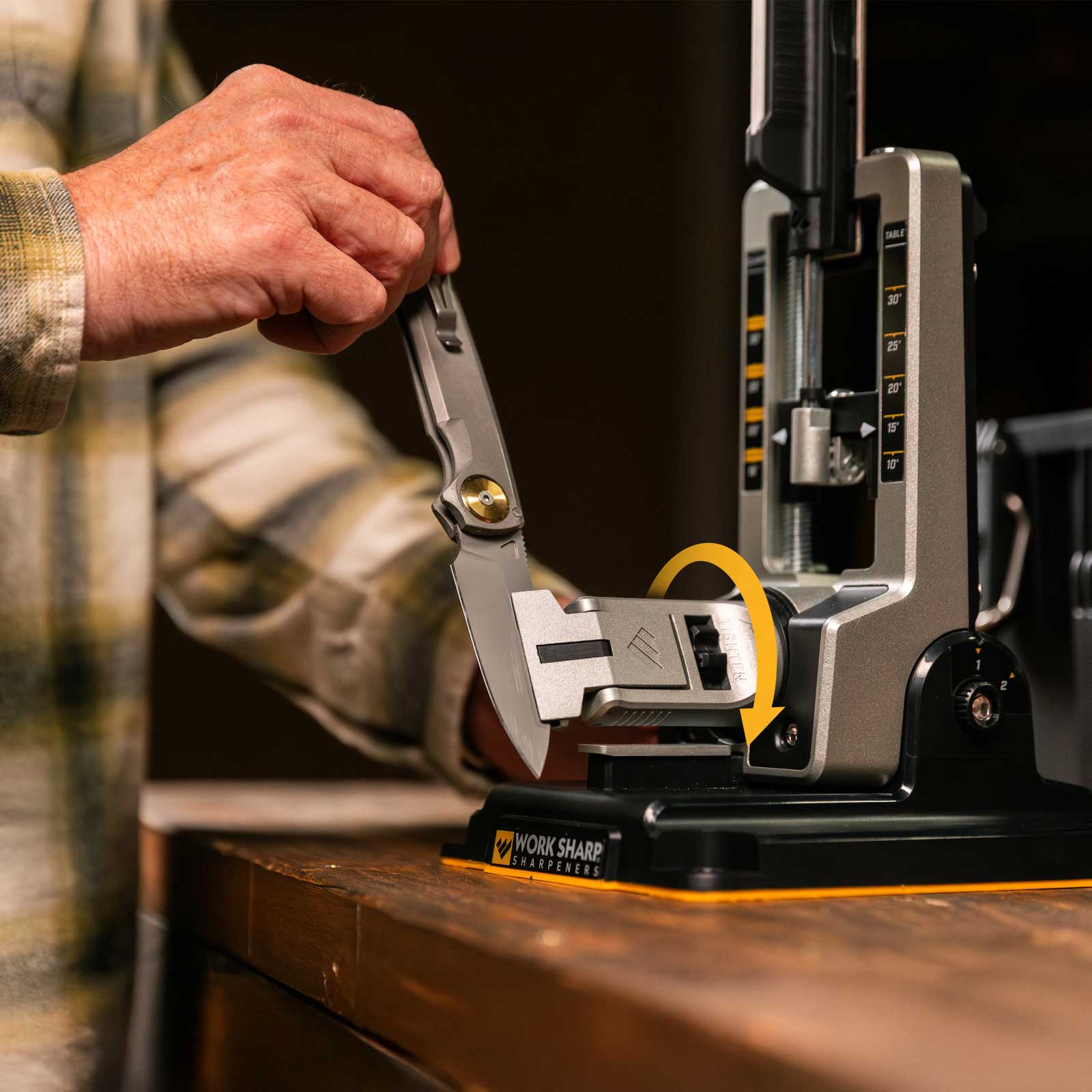 Work Sharp Professional Precision Adjust Elite – Messerschärfsystem mit digitaler Winkelanzeige