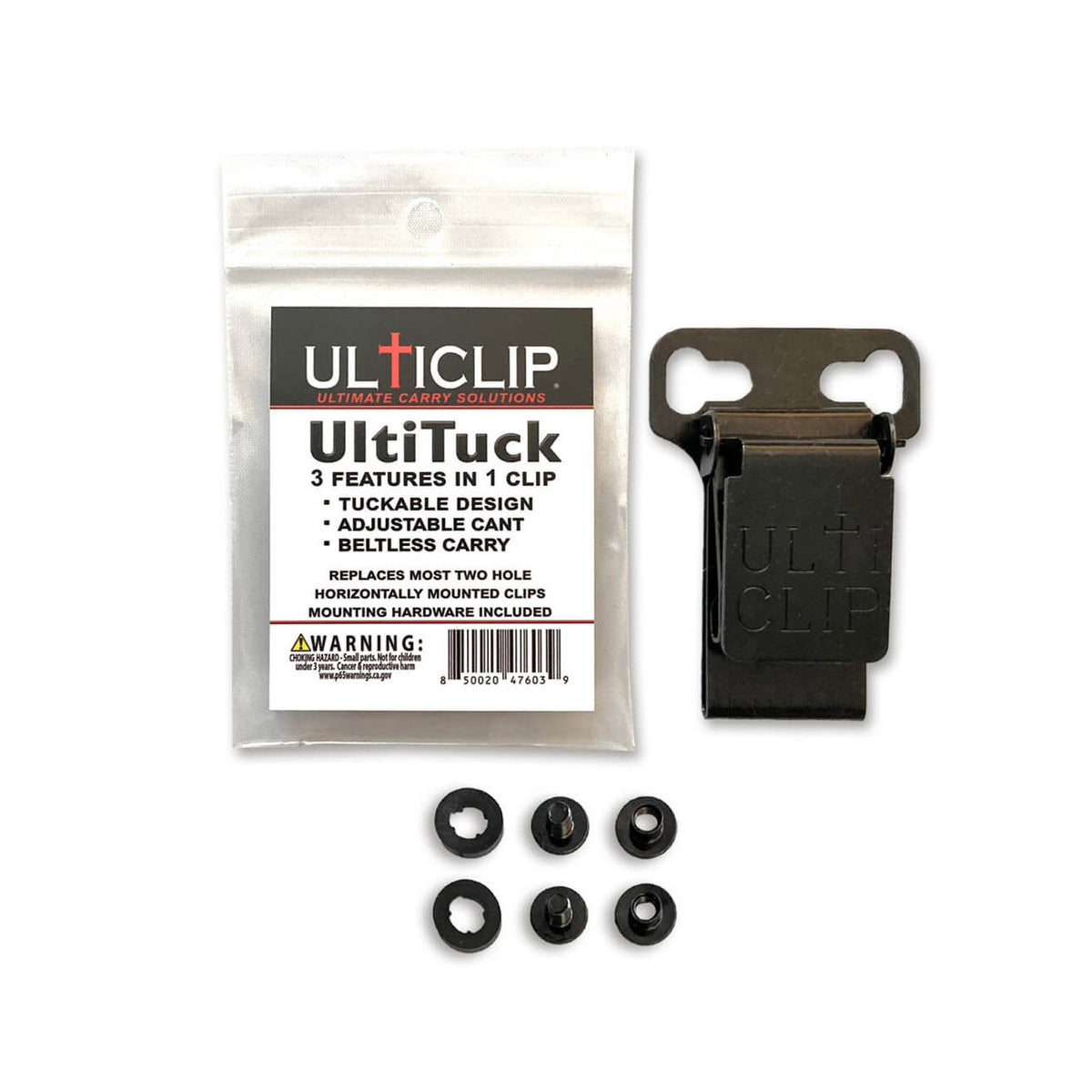 Ulticlip UltiTuck - 3in1 Gürtelclip für Holster aus robustem Metall