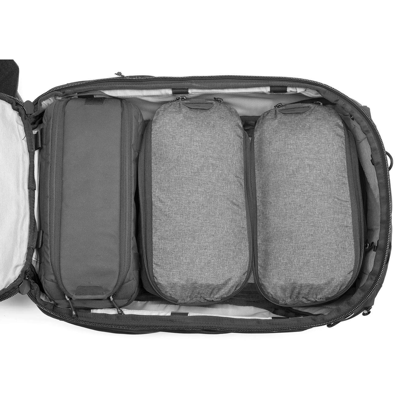 Peak Design Packing Cube Small 9L – Befüllt in grau (Ash)