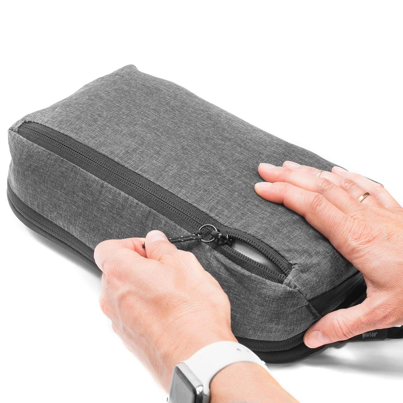 Peak Design Packing Cube Small 9L – Komprimiert in grau (Ash)