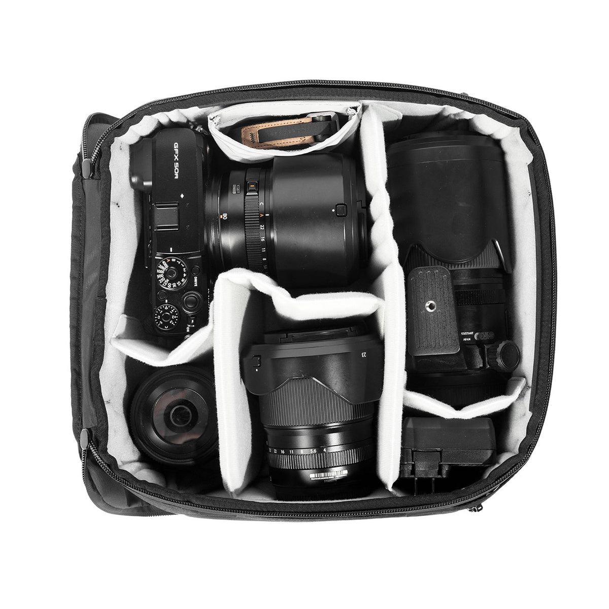 Peak Design Camera Cube V2 Medium 13 Liter schwarz (B-Ware) – Detailansicht