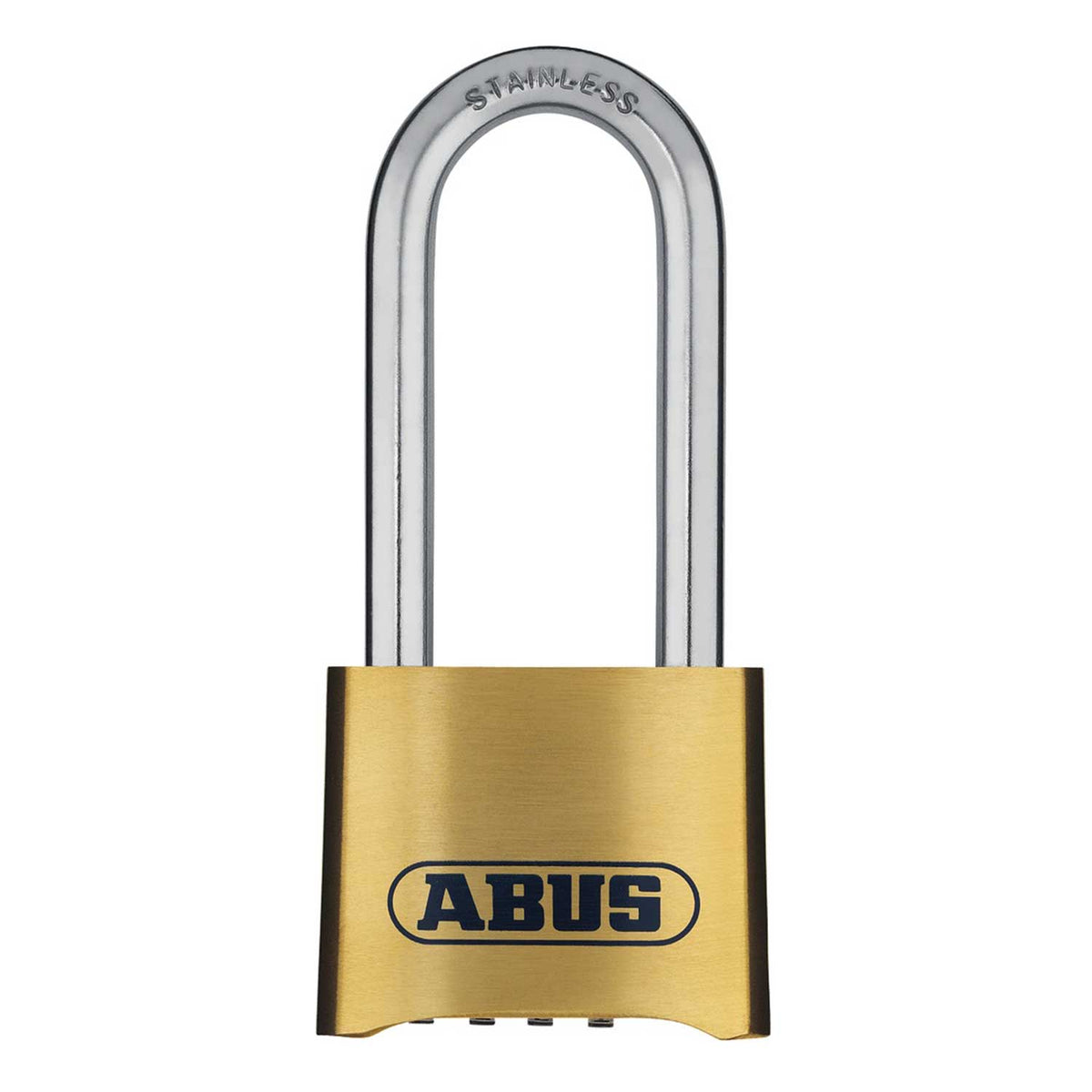 ABUS 180IB/50HB63 – wetterfestes 4-stelliges Zahlenschloss mit großem Bügel – Detailansicht