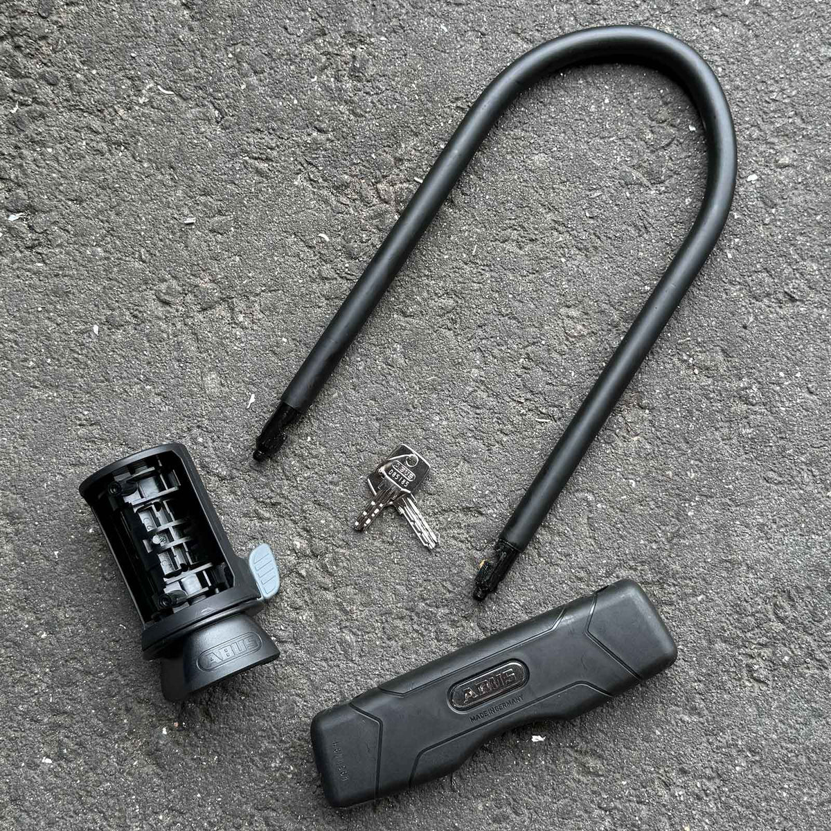 ABUS Granit 460/150 HB230 Fahrrad Bügelschloss inkl. SH B Rahmenhalterung – mit Lieferumfang
