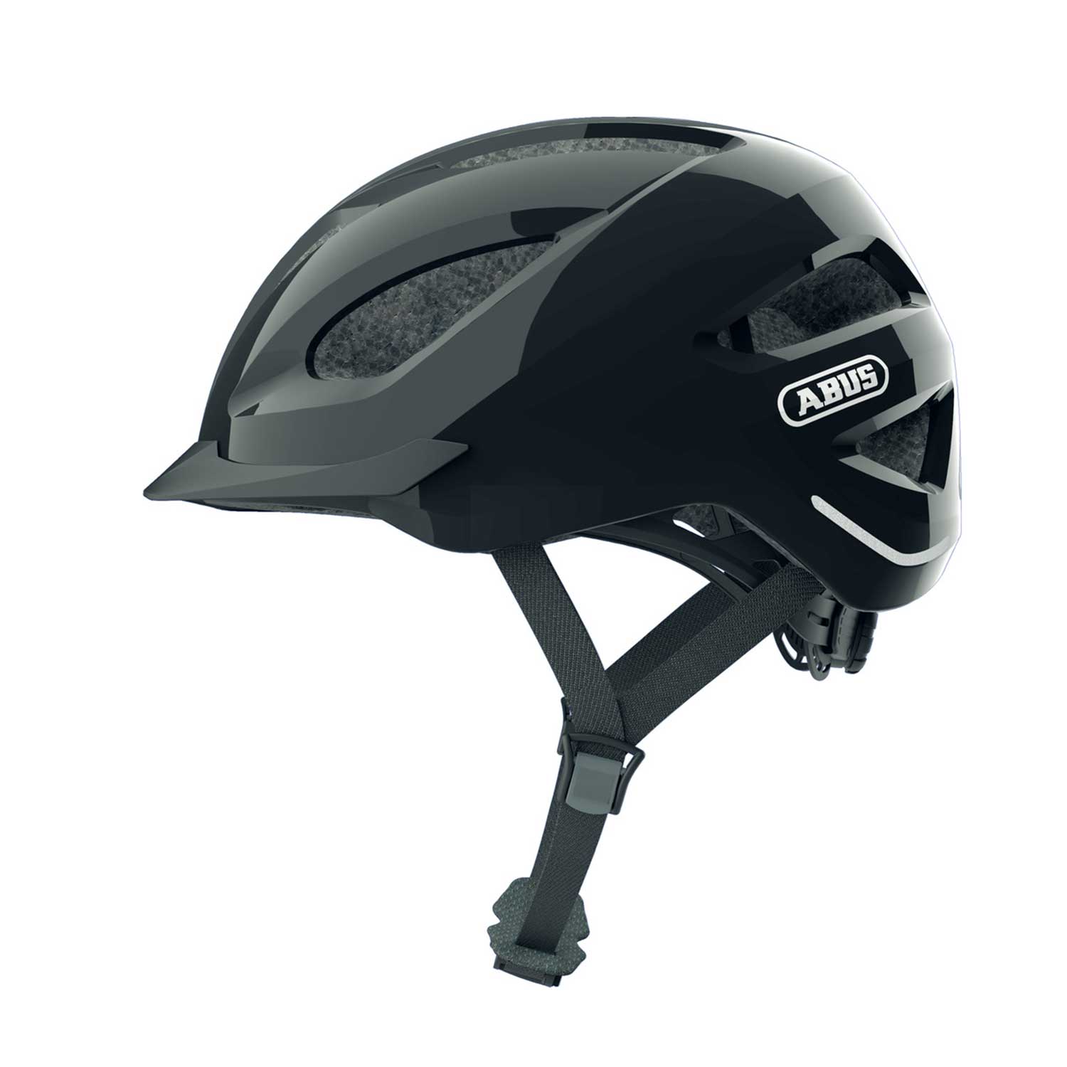 abus pedelec 1 2 shiny black fahrradhelm grosse m