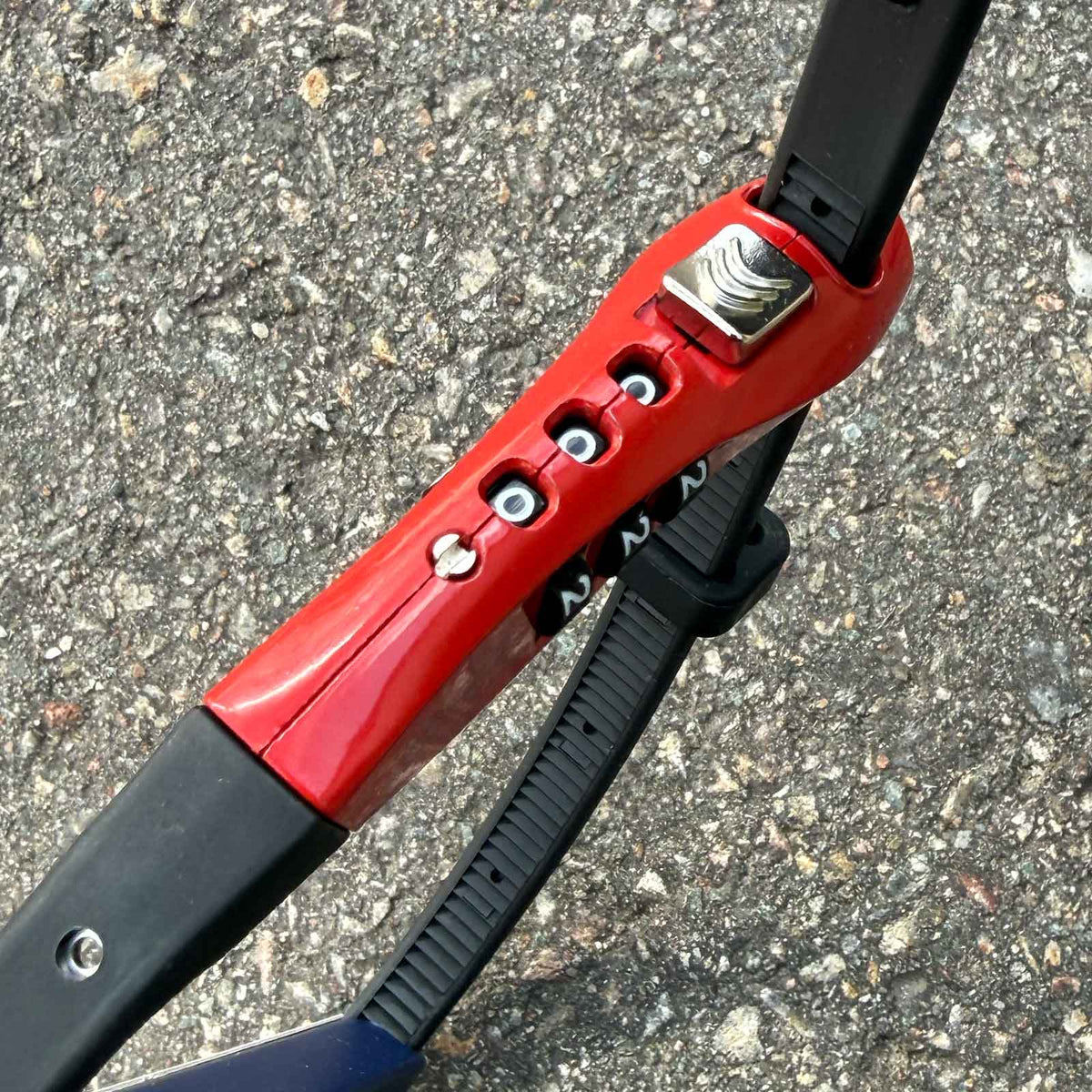 ABUS Combiflex TravelGuard rot – Kabelbinderschloss mit Zahlencode (45 cm)