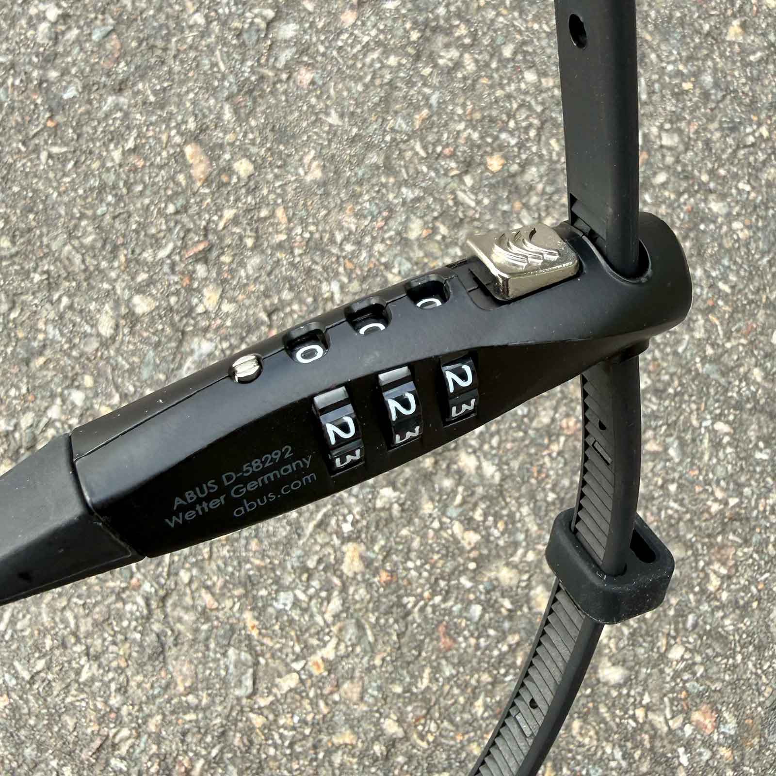 ABUS Combiflex TravelGuard 70 Kabelbinderschloss - Detailansicht Zahlencode