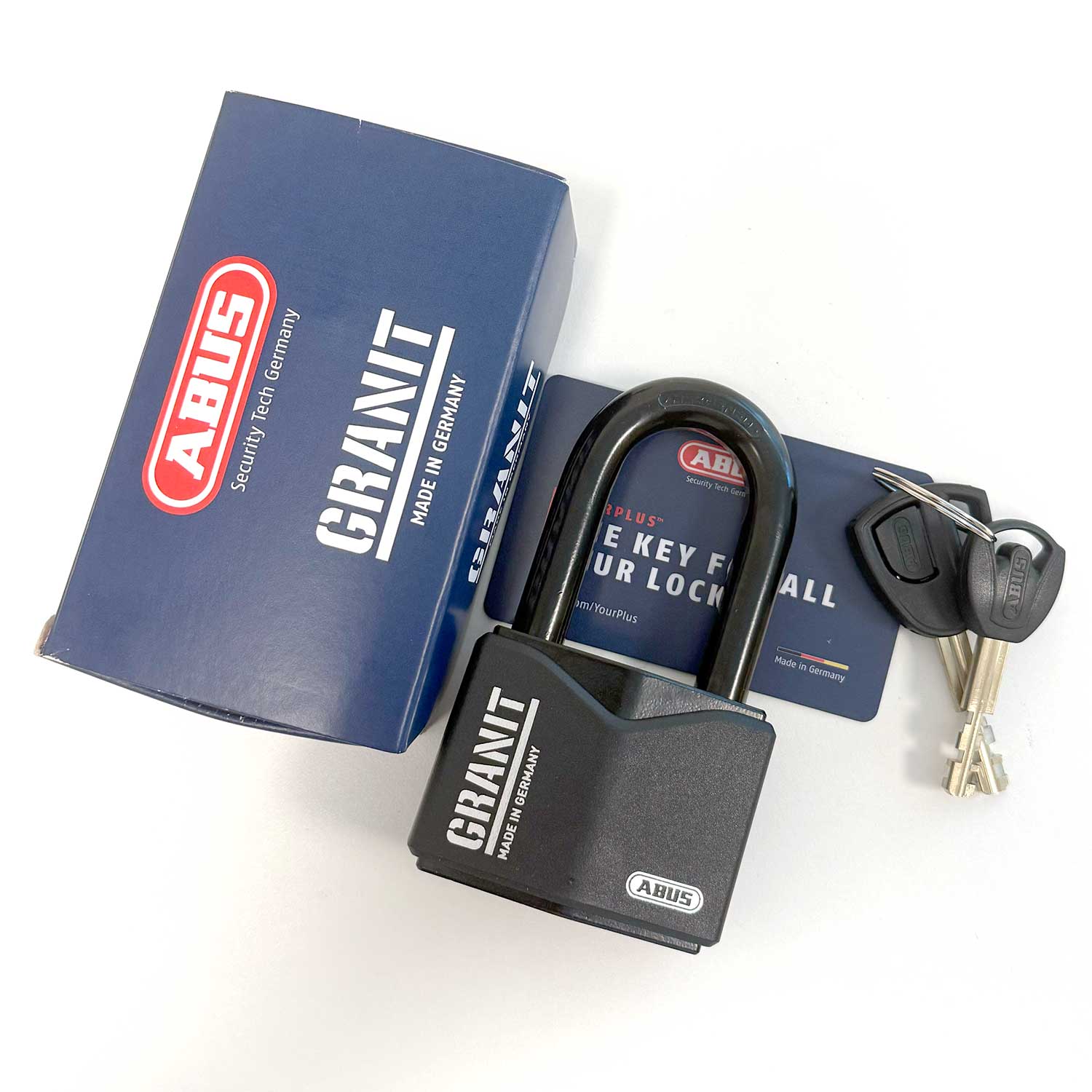 ABUS Granit 37/55HB50 Vorhangschloss inkl. 2 Schlüssel & Code Karte