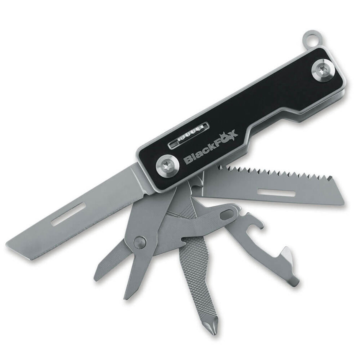 BlackFox Pocket Boss Black Multitool 9 Funktionen – Detailansicht