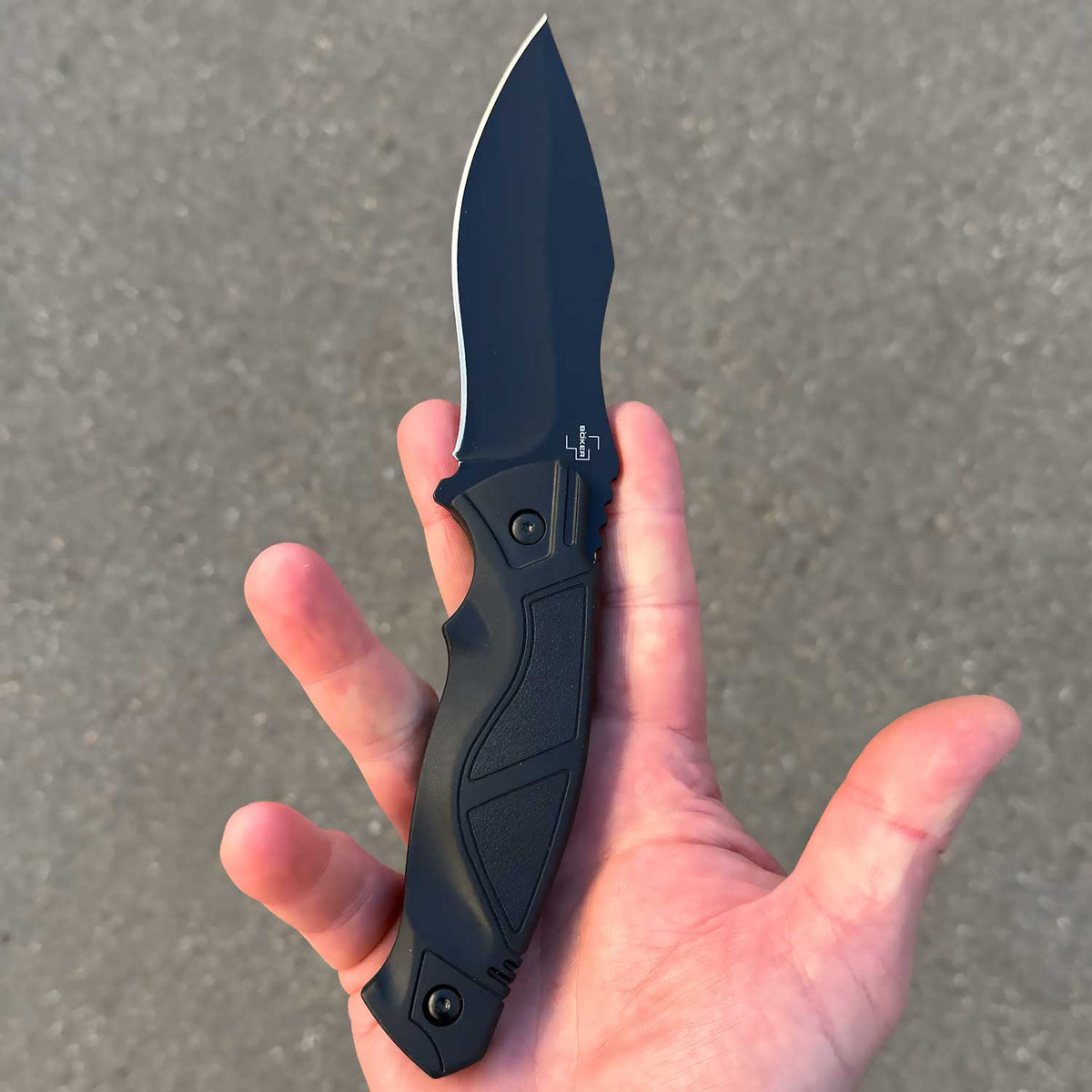 Böker Plus Advance Pro Fixed Blade – taktisches Messer mit Nylonscheide – Detailansicht
