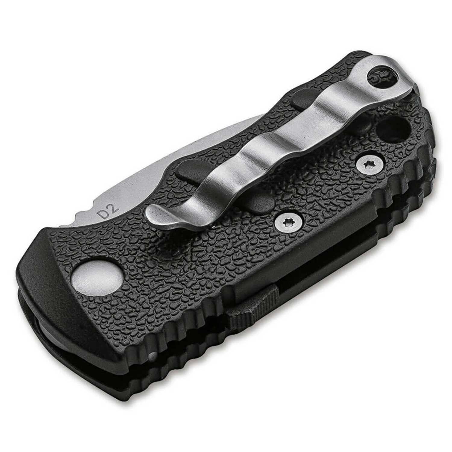 Böker Plus AKS-74 Stubby Swiss Edition D2 Taschenmesser – Detailansicht
