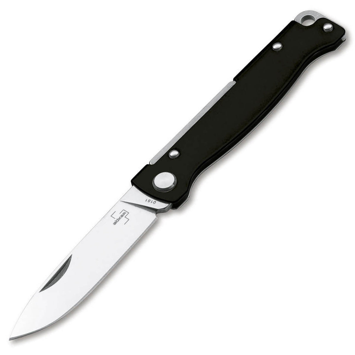 Böker Plus Atlas – robuste Taschenmesser in vielen Varianten – Schwarz slipjoint